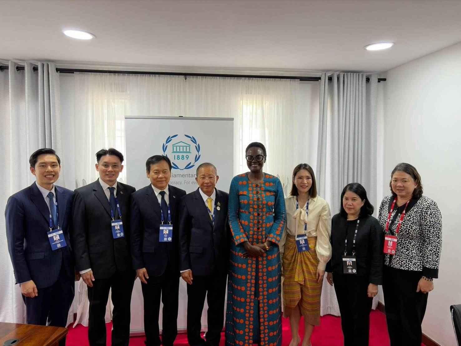 ปธ.วุฒิสภา หารือประธาน IPU ส่งเสริมความร่วมมือรัฐสภาและสัมพันธ์ไทย-แทนซาเนีย