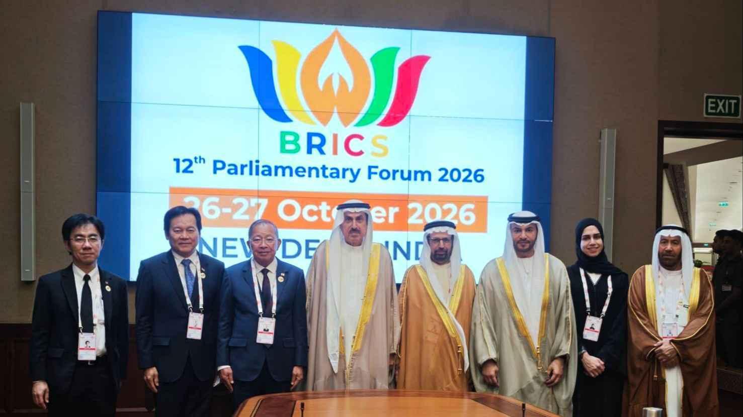 ประธานวุฒิสภา ร่วมประชุมรัฐสภา BRICS ครั้งที่ 12 หารือจีน-อินเดีย-ยูเออี